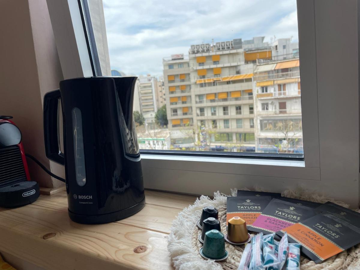 Cozy Apartment In Heart Athens Near Metro Fix 100M 외부 사진